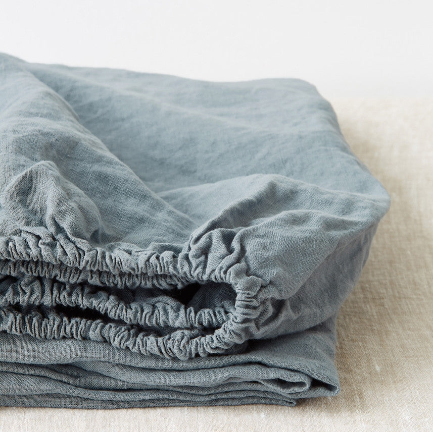 Mostoles Meadow Linen Dream - Breathable Luxe Linen Fitted Sheet