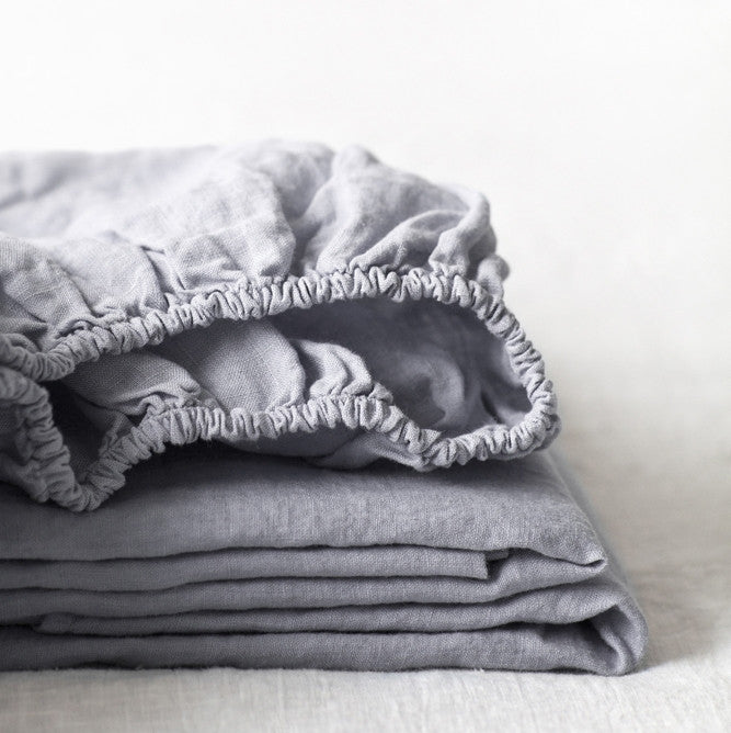 Jumilla Breeze Linen Luxe - Stone Washed Linen Fitted Sheet