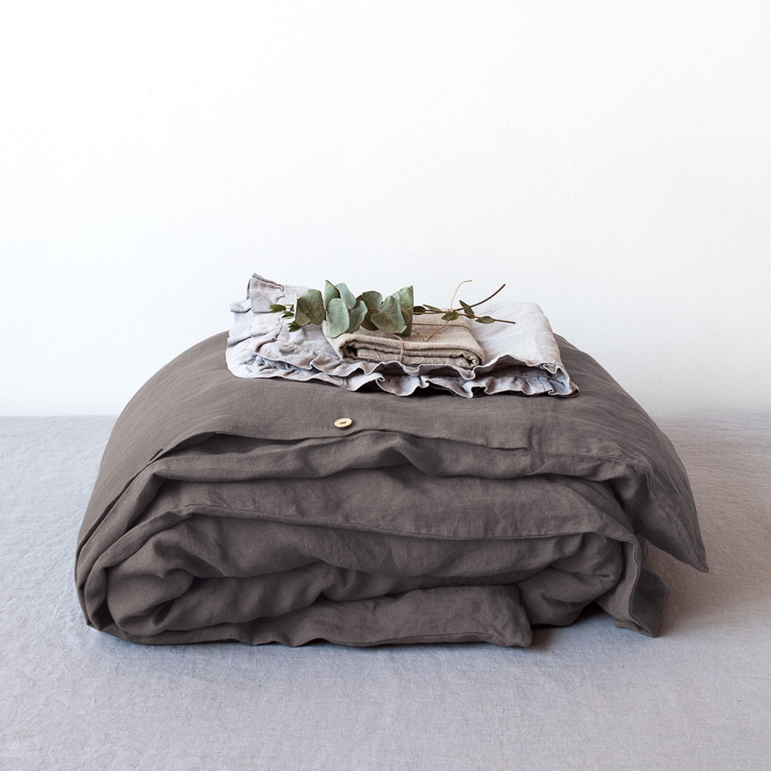 Cuenca Cloud Linen Comforter - Sustainable Soft Linen Duvet Cover