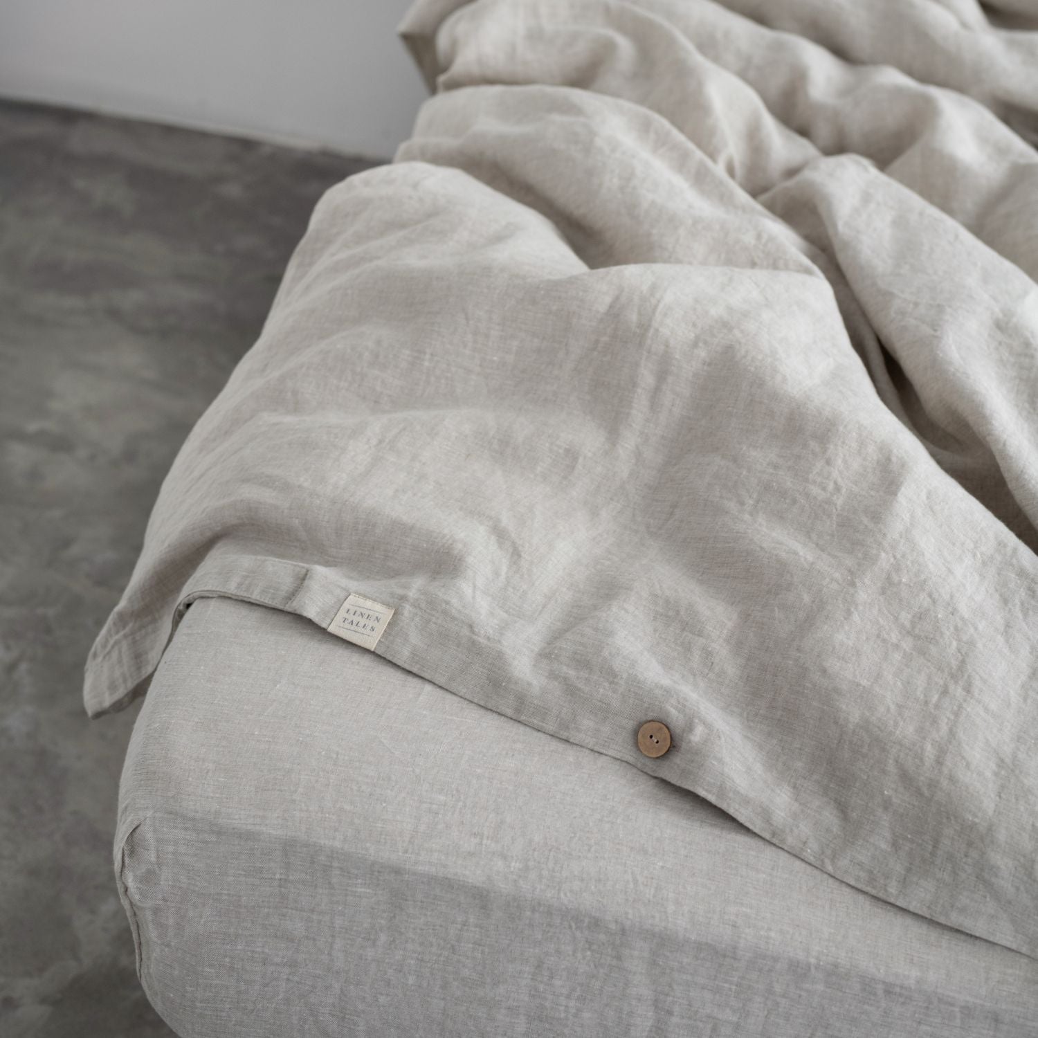 El Clot LuxeLinen Fitted Sheet - Breathable Stone Washed Linen
