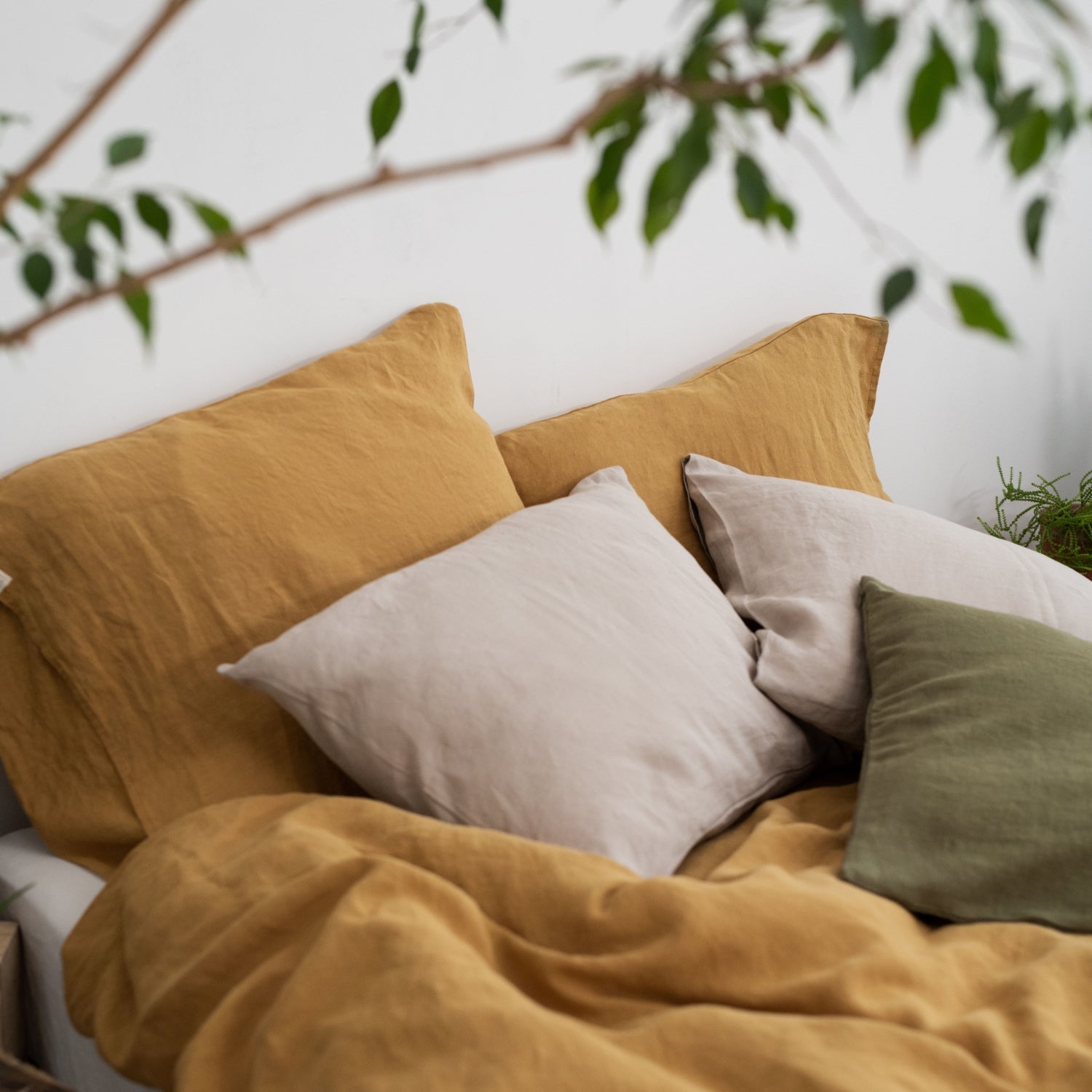 Tabernas Oasis Hemp Pillowcase - Breathable Hypoallergenic Bed Linen