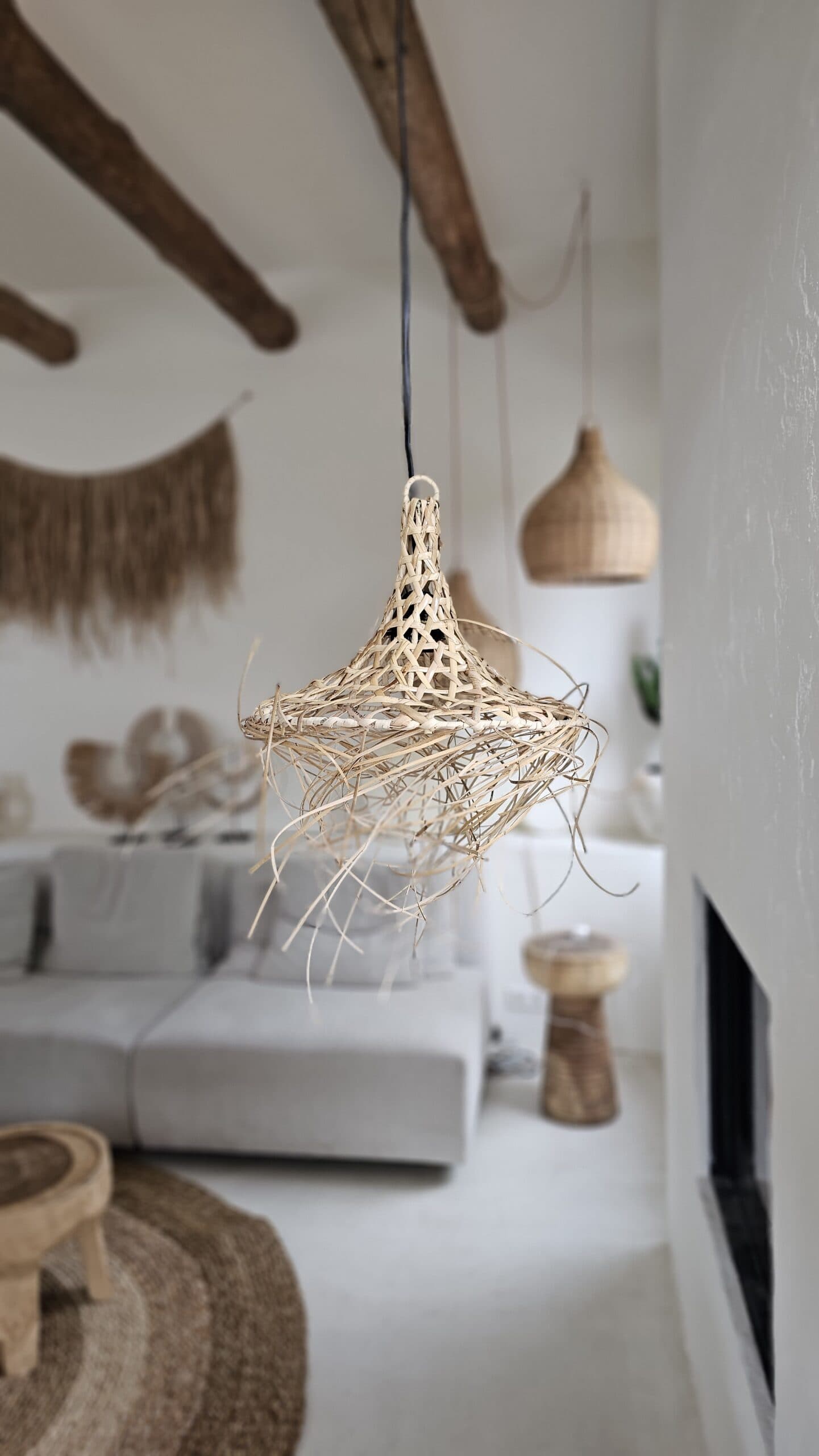 Altea Pendant Light with Organic Design - Conical Pendant Light