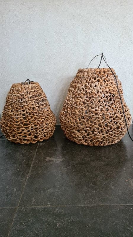 Albacete Banana Leaf Lamp - Intricate Openwork Pattern