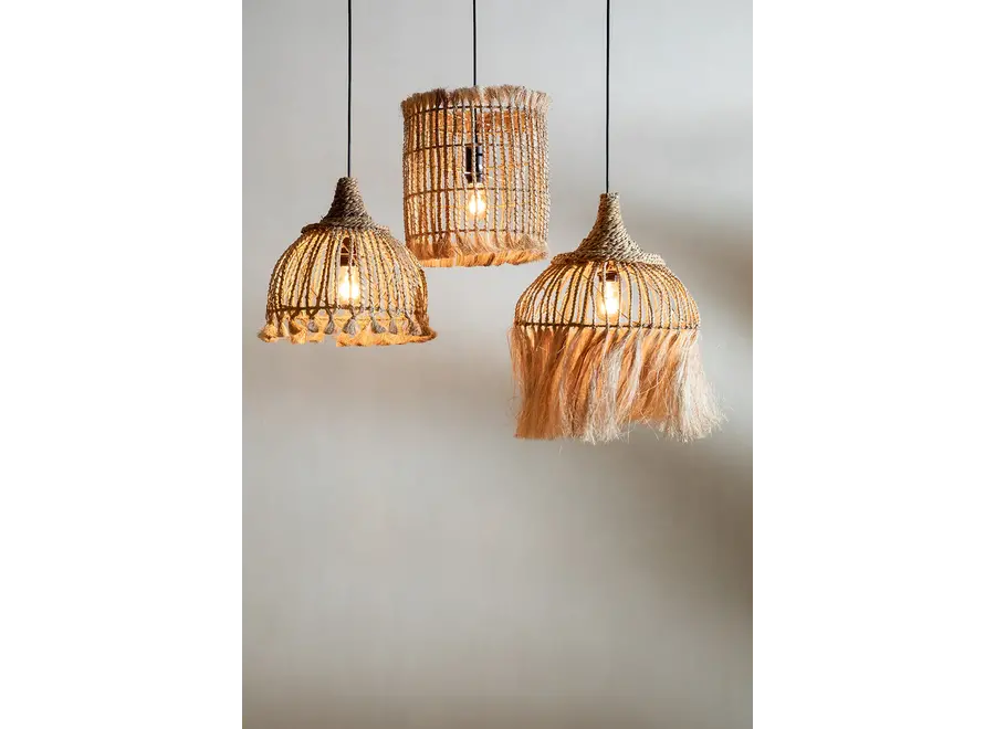 Mojácar Boho Pendant - Abaca Grass Pendant Light