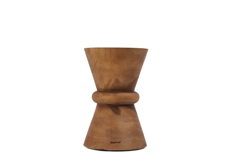 Albufera Bow Table - Suar Wood Stool