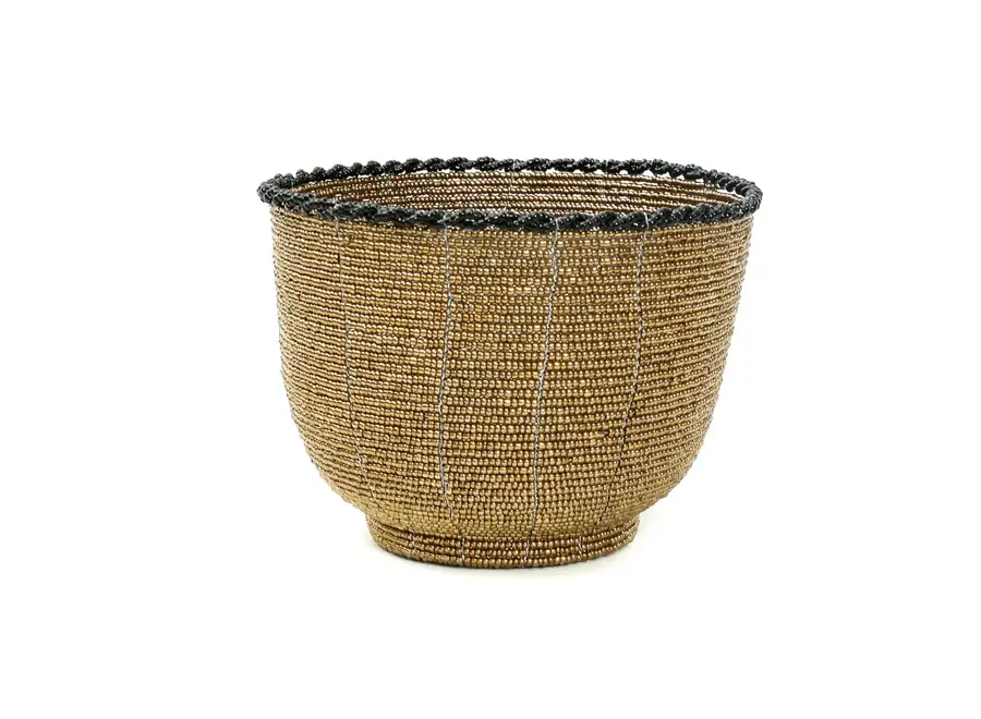 Calpe Chic Beaded Organizer - Handcrafted Basket