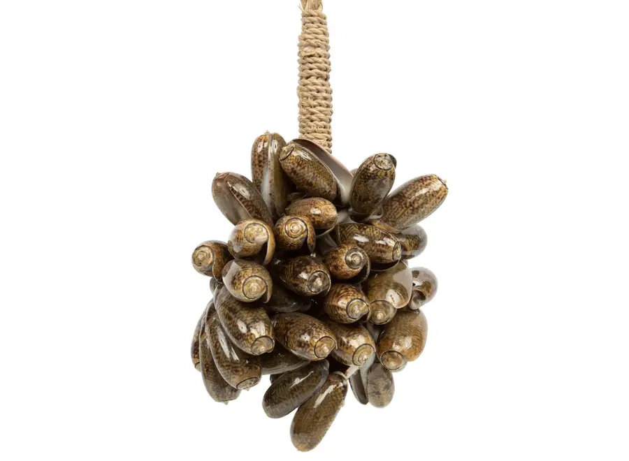 Calpe Shell Charm - Balinese Crafted Tassel