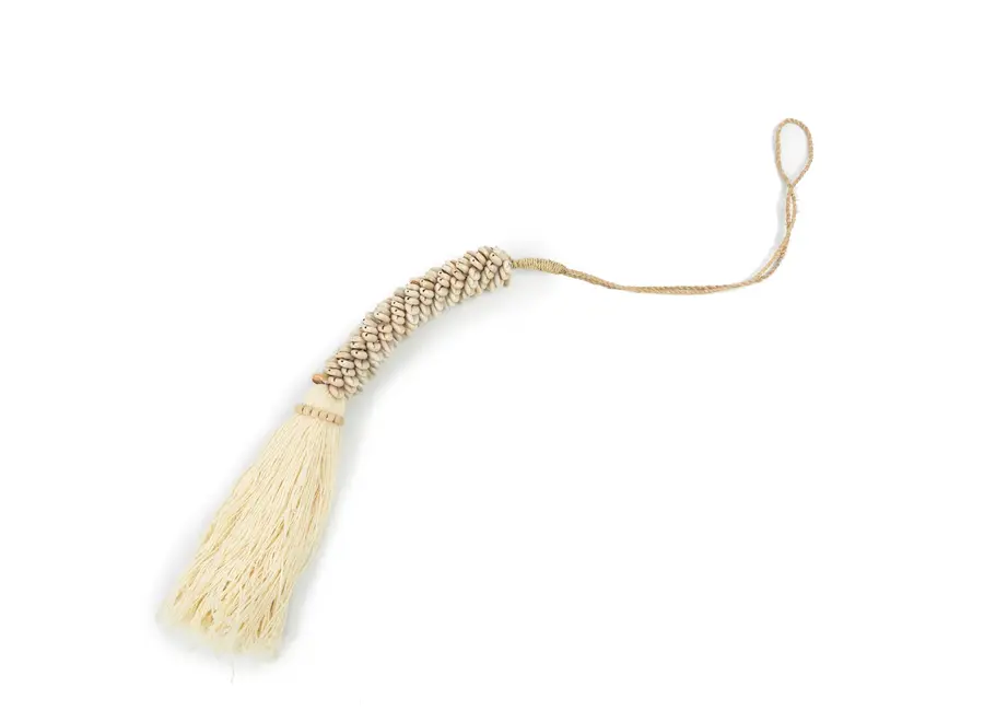 Formentera Bohemian Tassel - Cowrie Shell Charm