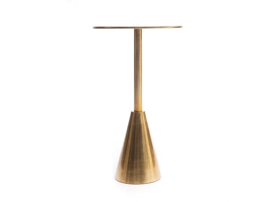 Cabo de Gata Twist Side Table - Brass Side Table