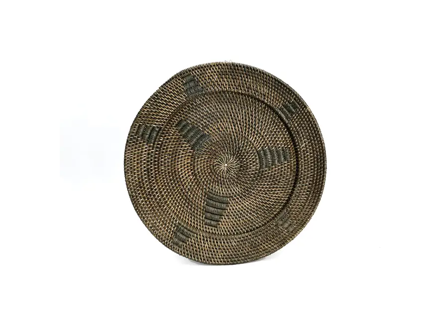 Cazorla Graphic Weave - Handwoven Wall Plate
