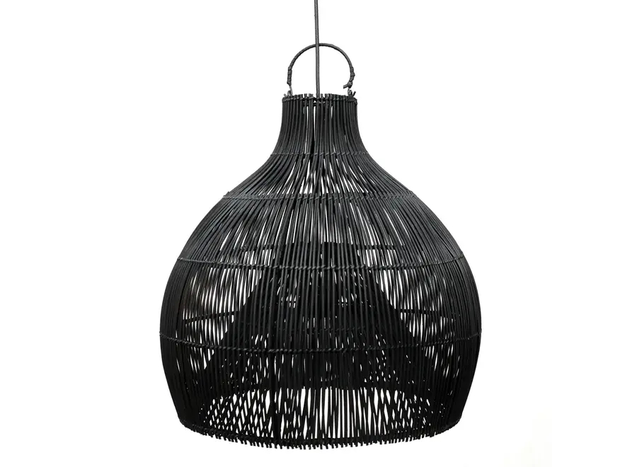 Cudillero Coastal Glow - Rattan Pendant Lamp