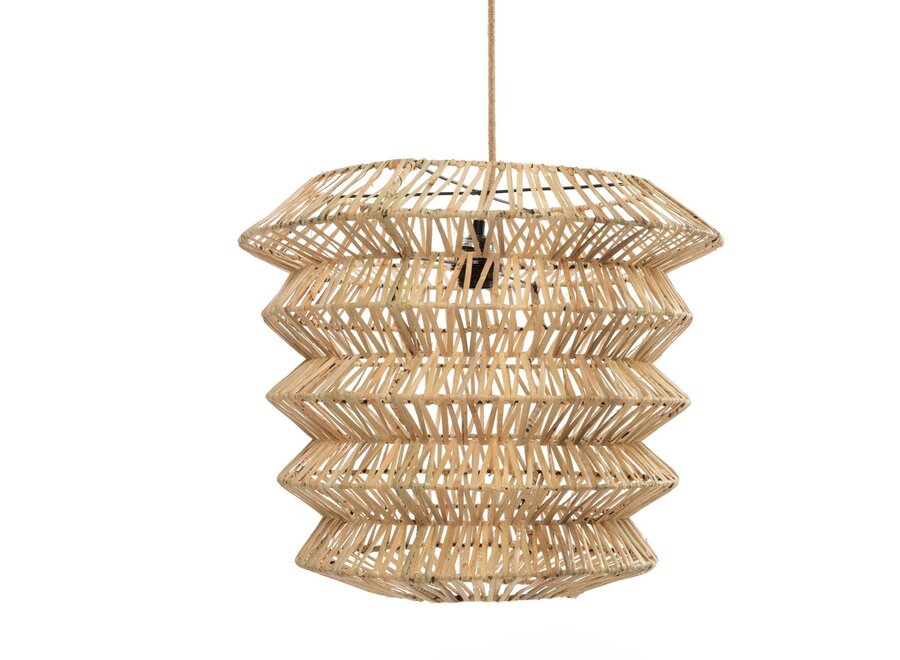 Zahara de la Sierra Rattan Pendant Light - Bohemian Rattan Pendant Light