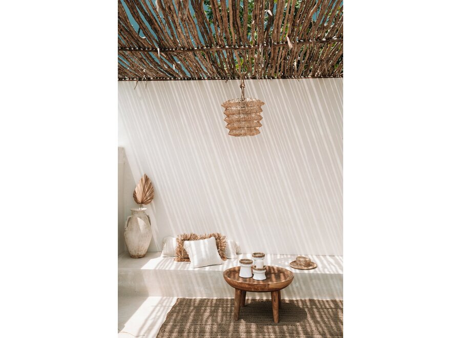 Zahara de la Sierra Rattan Pendant Light - Bohemian Rattan Pendant Light