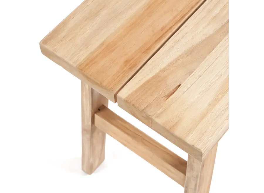 Mallorca Reclaimed Seat - Teak Wood Stool