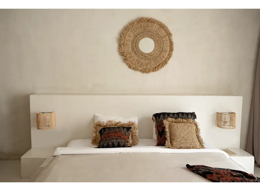 Mallorca Boho Cushion Cover - Cotton Accent Pillow