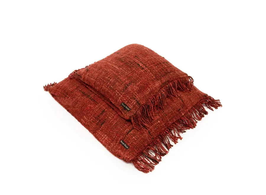 Almunecar Boho Cushion - Cotton Accent Pillow