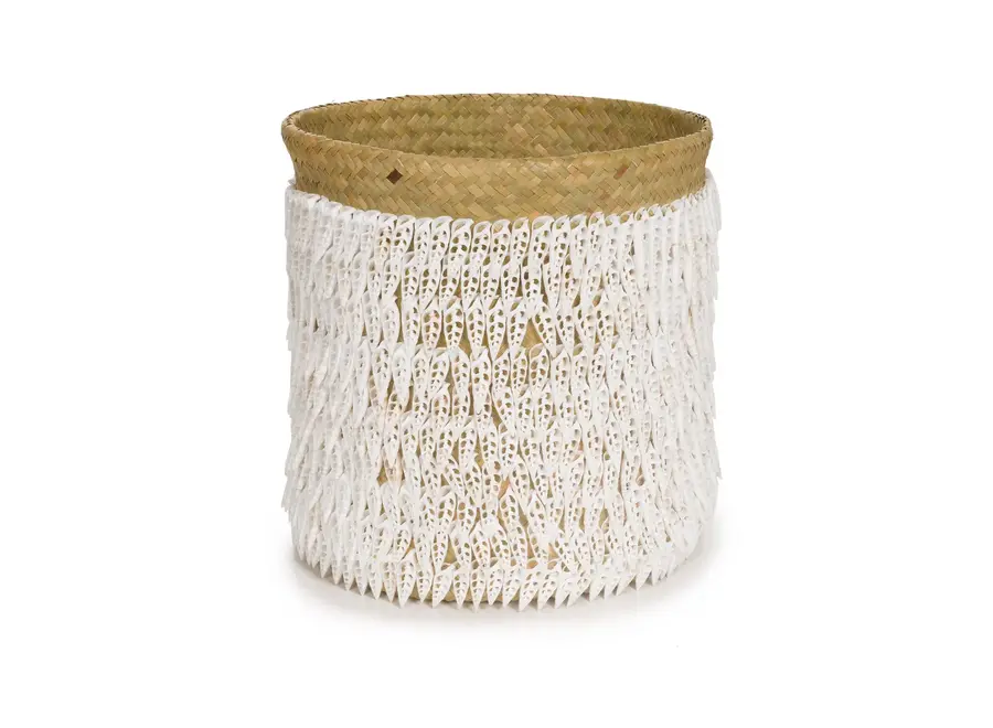 Balinese Shells Basket - Pandan Basket