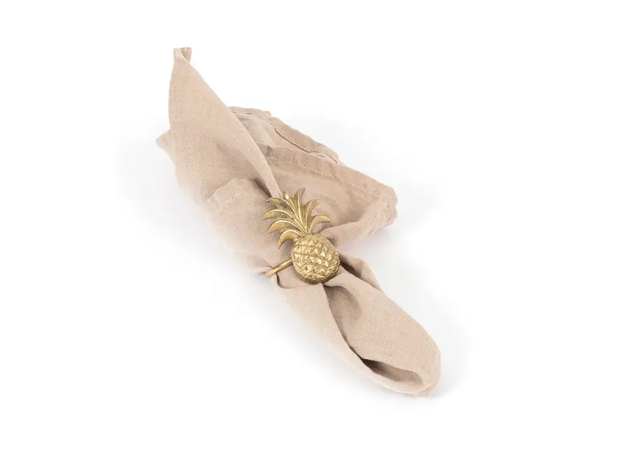 Calpe Luxe Brass Pineapple - Napkin Ring