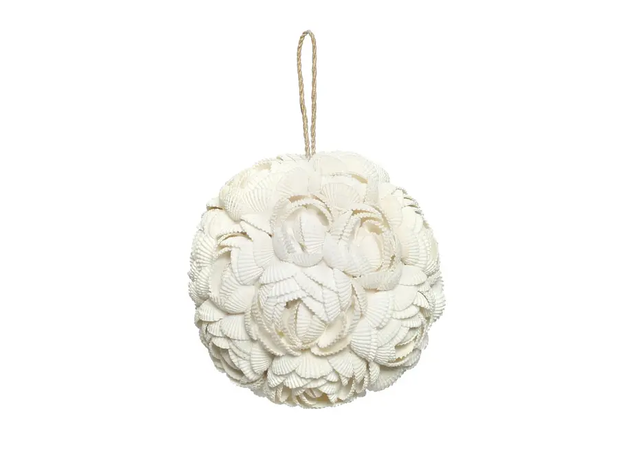 Cazorla Blooms Hanging Decor - Handcrafted Shell Balls