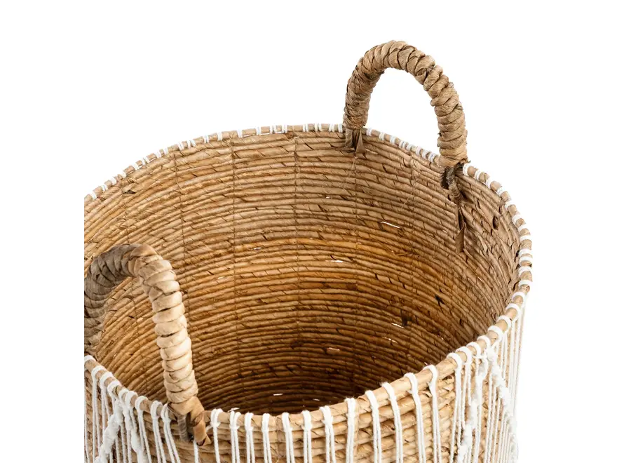 Algeciras Intricate Basket - Seagrass Organizer