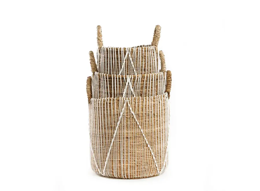 Algeciras Intricate Basket - Seagrass Organizer