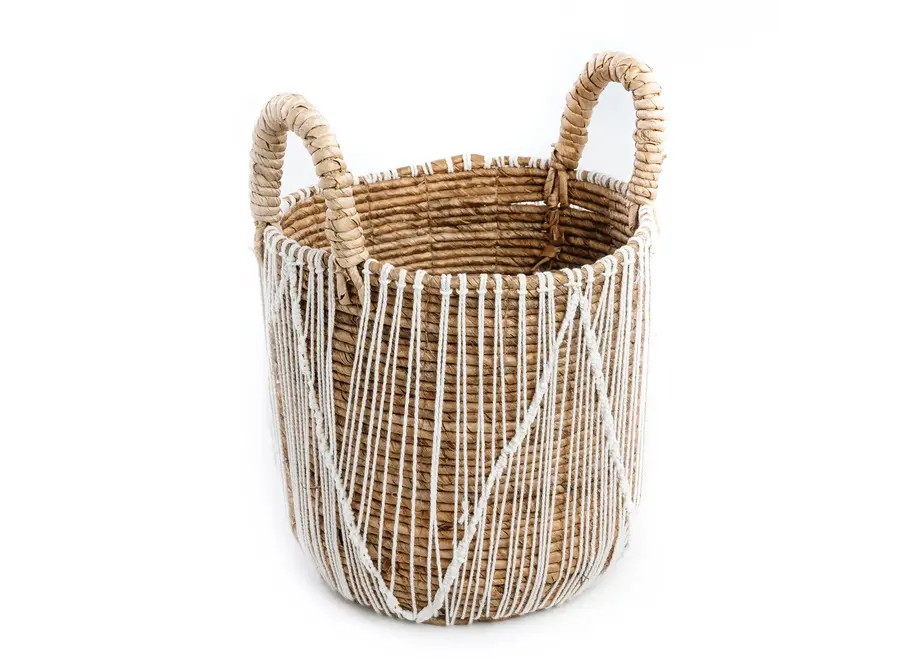 Algeciras Intricate Basket - Seagrass Organizer