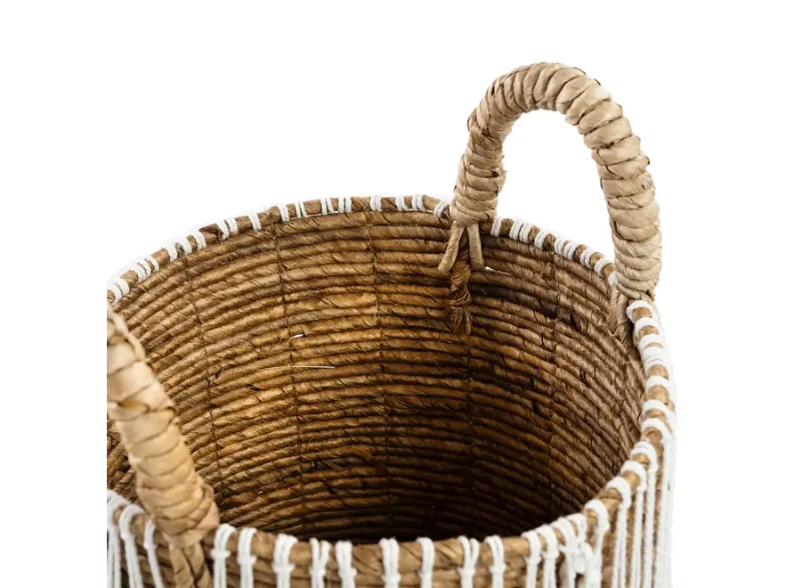 Algeciras Intricate Basket - Seagrass Organizer