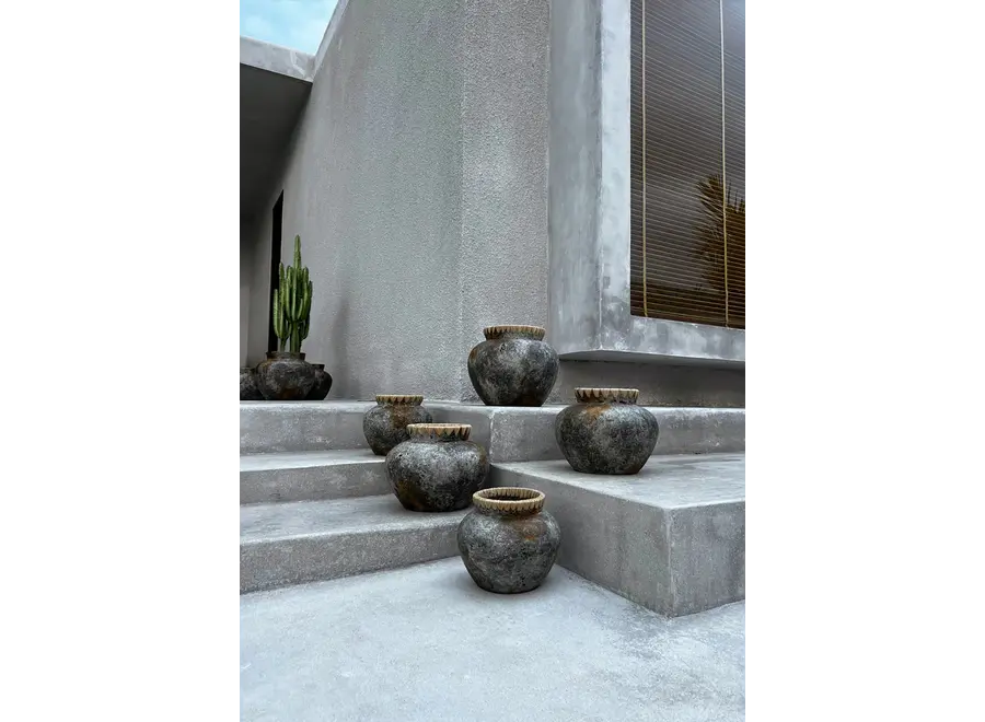 Albufera Terracotta Harmony - Ceramic Vase