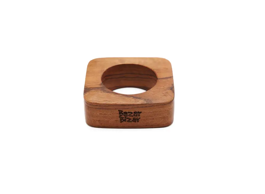 Cazorla Forest Charm Napkin Rings - Teak Root Napkin Rings