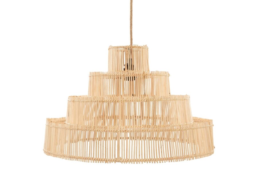 Alhambra Wedding Cake Light - Rattan Pendant Light