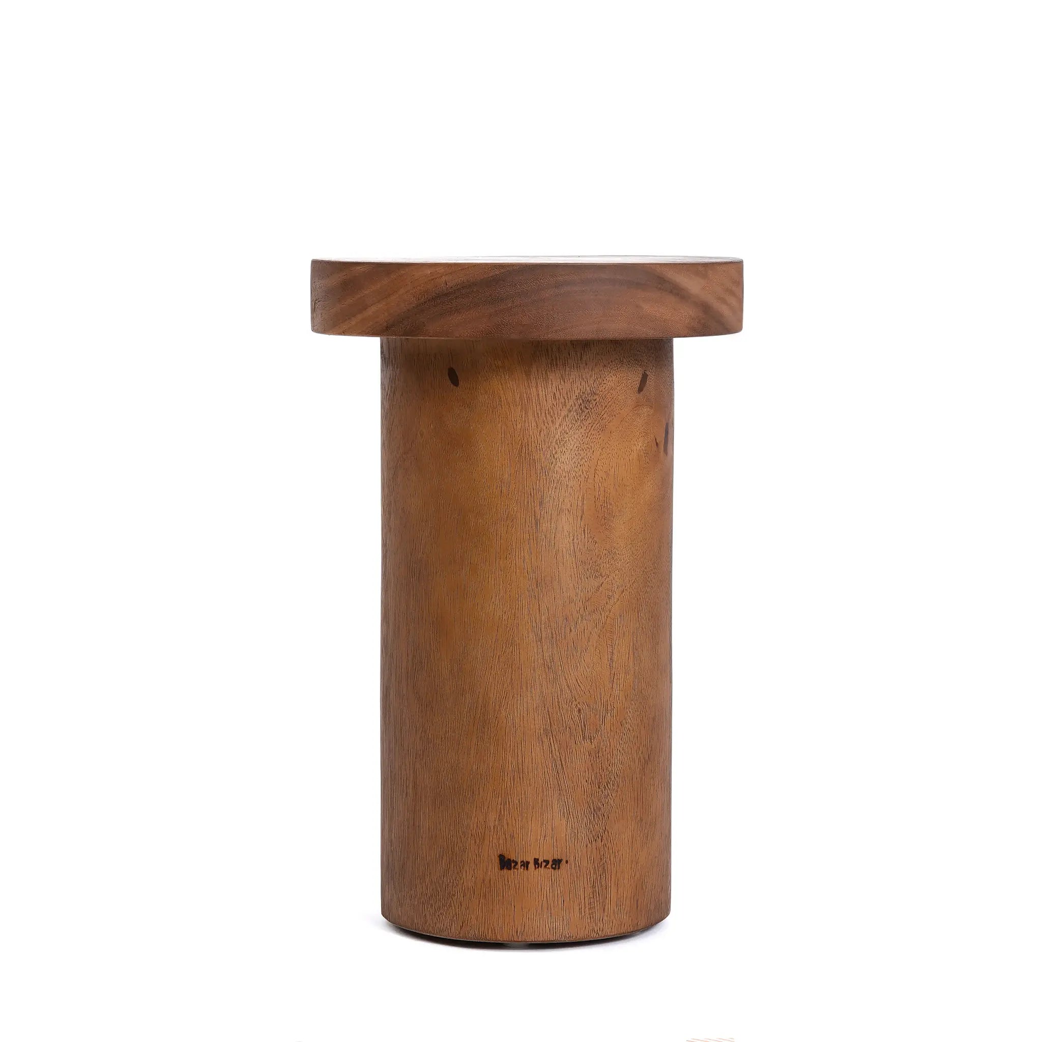 Cabo de Gata Glow Side Table - Teak Wood Side Table