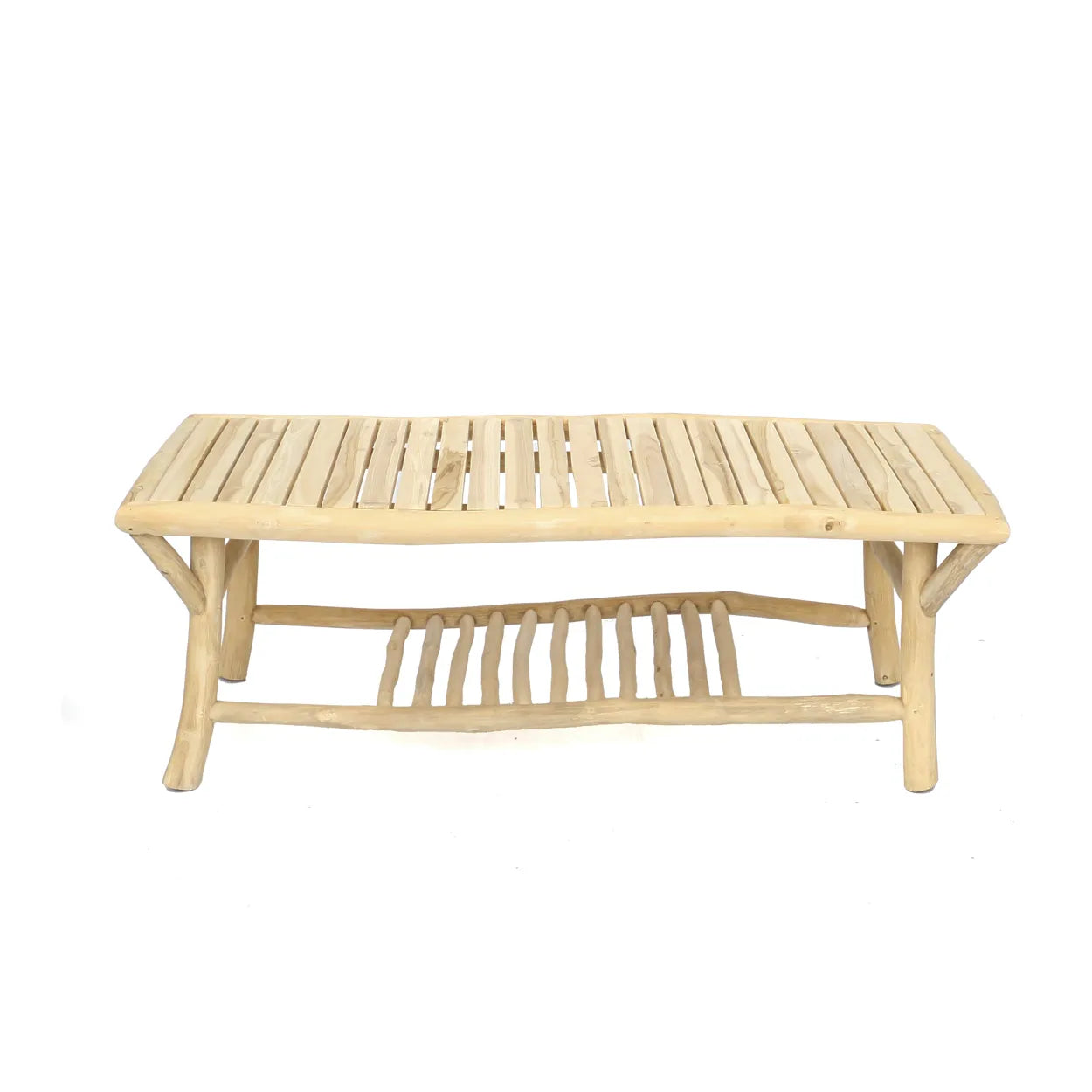 Mataro Wood Coffee Table - Natural Summer Vibe