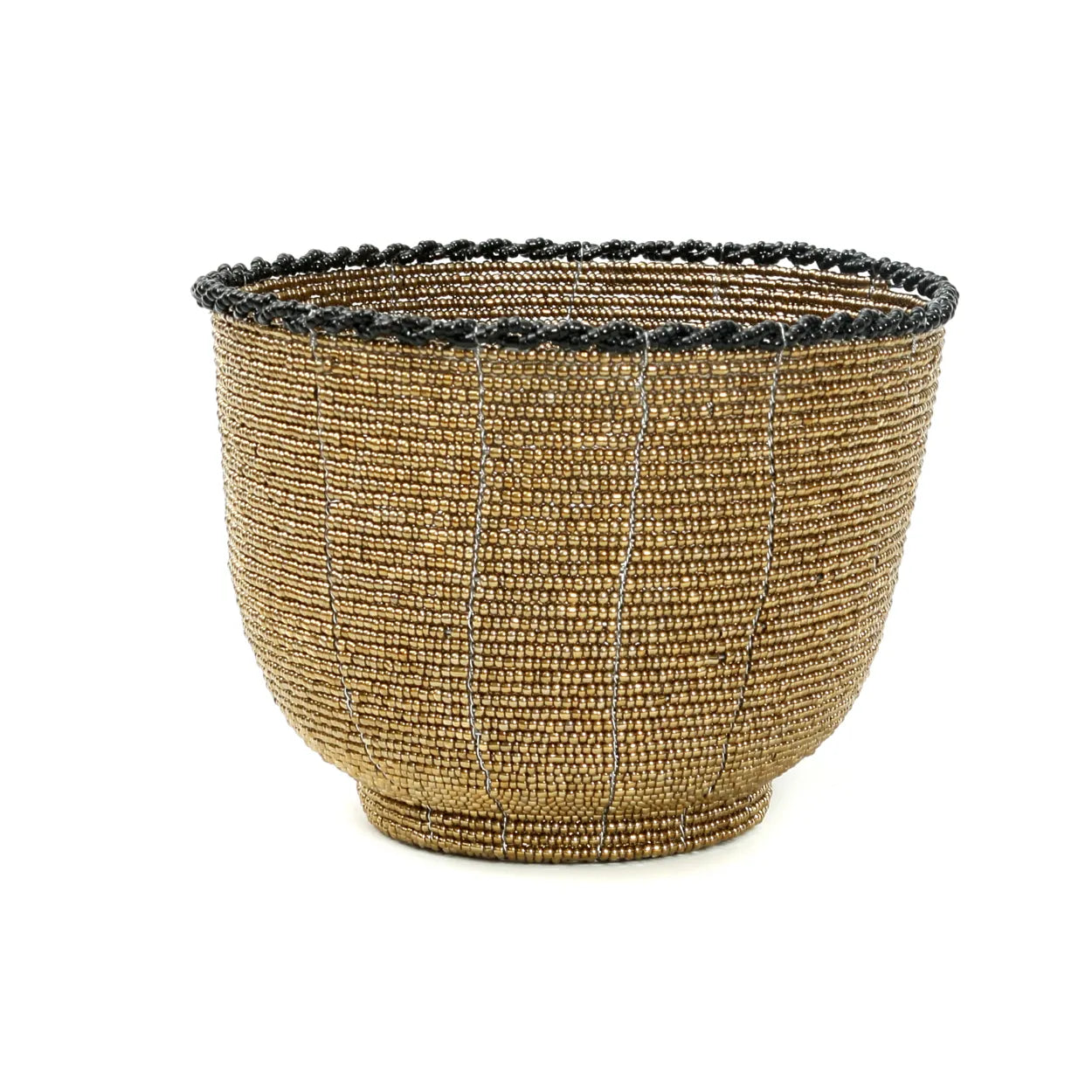 Calpe Chic Beaded Organizer - Handcrafted Basket