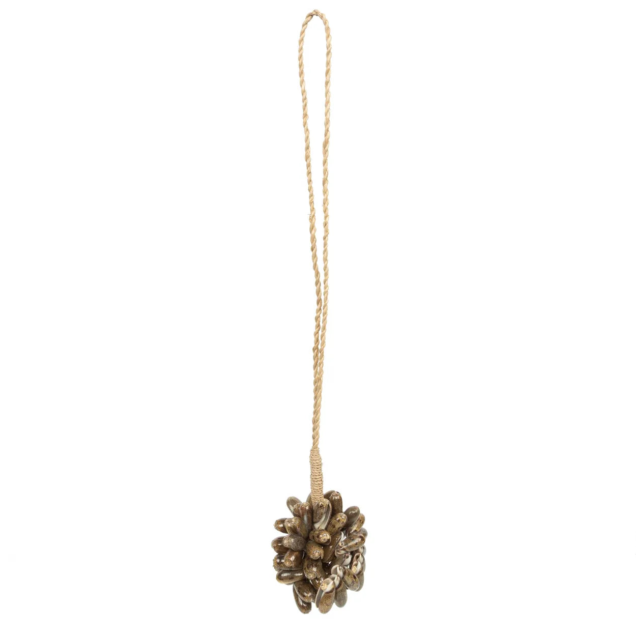 Calpe Shell Charm - Balinese Crafted Tassel