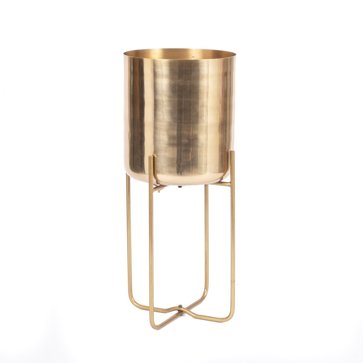 Albufera Sophisticate Planter - Brass Luxury Pot