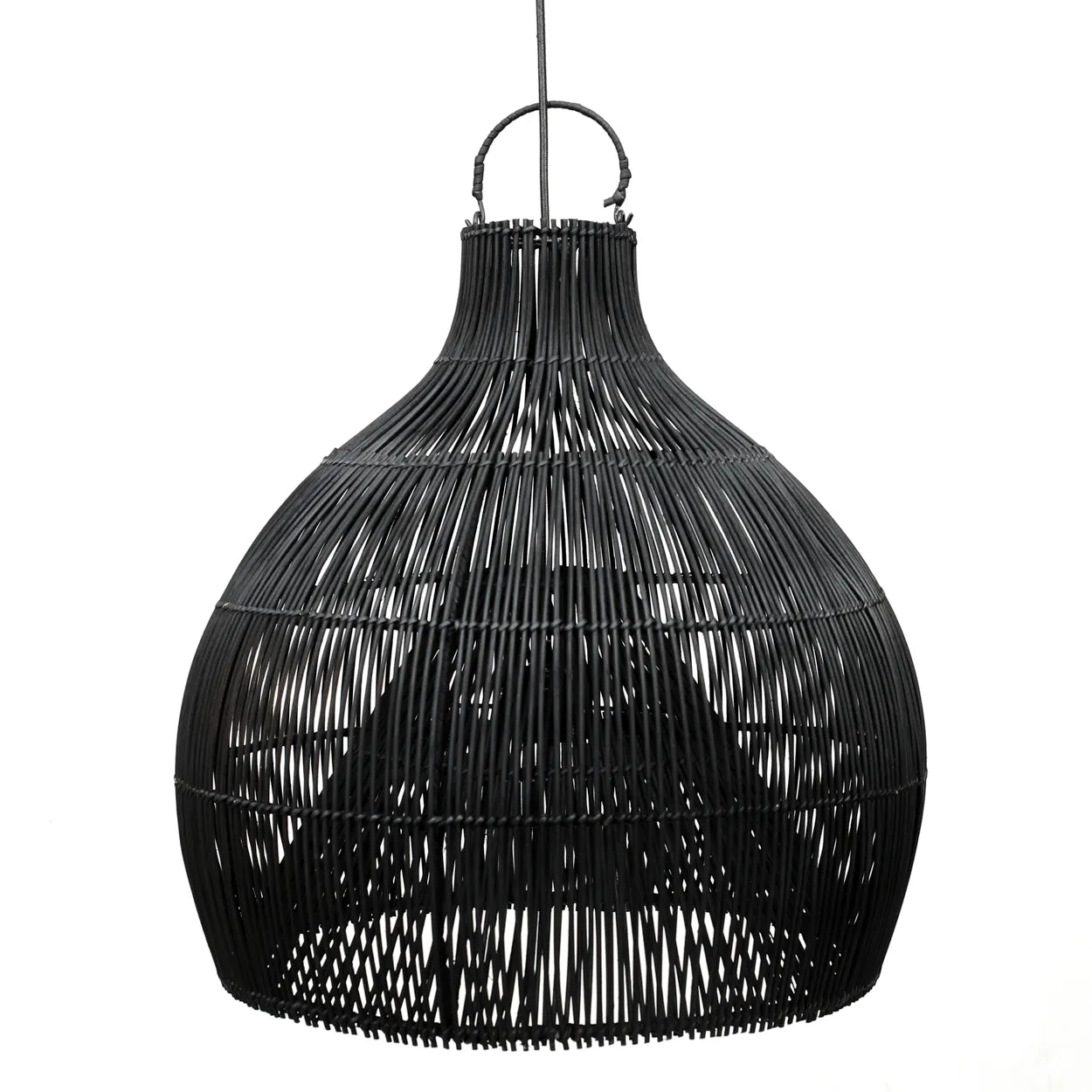 Cudillero Coastal Glow - Rattan Pendant Lamp